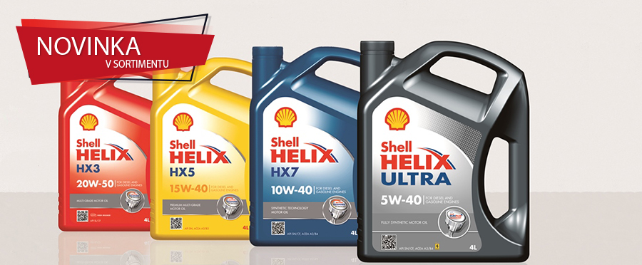 Motorové oleje Shell HELIX