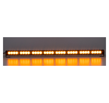 LED světelná alej, 32x 3W LED, oranžová s displejem 910mm, ECE R10, STM KF756DI-8