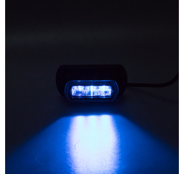 PROFI výstražné LED světlo vnější, modré, 12-24V, ECE R65, STM 911-620BLU
