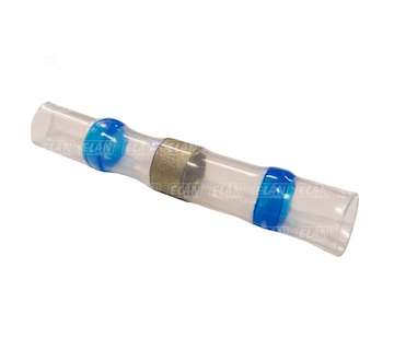 Spojovací dutinka - modrá - 4,5 mm - s cínem - 100 kusů