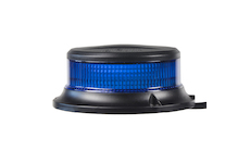 LED maják, 12-24V, 18x1W modrý, pevná montáž, ECE R65 R10, STM WL310FIXBLU