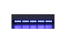 LED světelná alej, 20x LED 3W, modrá 580mm, ECE R10, STM KF756-5BLU