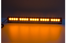 LED světelná alej, 20x LED 3W, oranžová 580mm, ECE R10, STM KF756-5