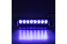 PREDATOR LED vnitřní, 8x3W, 12-24V, modrý, 240mm, STM KF750-2BLU