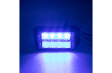 PROFI DUAL výstražné LED světlo vnější, 12-24V, modré, ECE R65, STM 911-C4DBLU