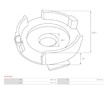 Díl reduktoru startéru AS-PL SG4012S