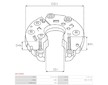 Diodový blok s víkem AS-PL ARC9099S