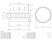 Stator alternátoru AS-PL AS3018