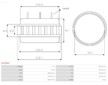 Stator alternátoru AS-PL AS5086S