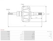 Rotor alternátoru AS-PL AR1002