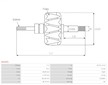 Rotor alternátoru AS-PL AR4001