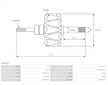 Rotor alternátoru AS-PL AR6014