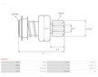 Pastorek startéru AS-PL SD0025