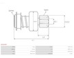 Pastorek startéru AS-PL SD0045P