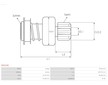 Pastorek startéru AS-PL SD0100