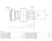 Pastorek startéru AS-PL SD0102