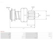 Pastorek startéru AS-PL SD0103