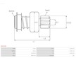 Pastorek startéru AS-PL SD0105