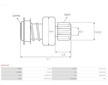 Pastorek startéru AS-PL SD0118