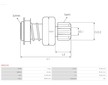 Pastorek startéru AS-PL SD0124