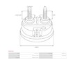 Víčko spínače startéru AS-PL SP0070S