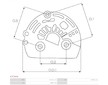 Plastové víko alternátoru AS-PL APC3016