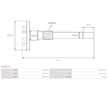 Hřídel reduktoru startéru AS-PL SG5017S