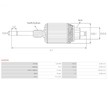 Rotor startéru AS-PL SA5034