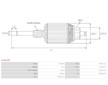 Rotor startéru AS-PL SA6028S