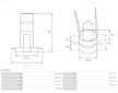 Snímací kroužek alternátoru AS-PL ASL9002