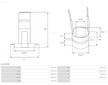 Snímací kroužek alternátoru AS-PL ASL9029