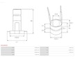 Snímací kroužek alternátoru AS-PL ASL9052S