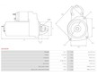 Startér AS-PL S9036 SR - Repas