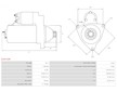 Startér AS-PL S3044 SR - Repas