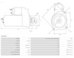 Startér AS-PL S3008 SR - Repas