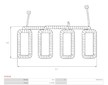 Stator startéru AS-PL SF0018