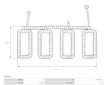 Stator startéru AS-PL SF0023