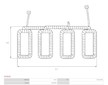 Stator startéru AS-PL SF0031