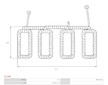 Stator startéru AS-PL SF1009