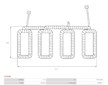 Stator startéru AS-PL SF9008