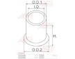 Kluzné ložisko - 8,05 x 13,00 x 10,00 mm  6G9N11000FA