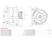 Alternátor AS-PL A9161 (Letrika)