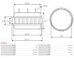 Stator, generátor AS-PL AS2025S