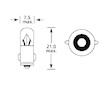 Autožárovka - 6V 1,2W patice BA7s