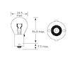 Autožárovka - 6V 15W patice Ba15s SCC