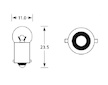 Autožárovka - 6V 3W patice BA9s