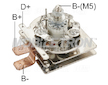 Diodový blok alternátoru Lucas 23653A / 692F-10304-AA