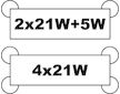 Přerušovač směrovek 12V 2 x 21w + 5w