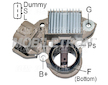 Regulátor alternátoru Mitsubishi A2TJ0281 / A2TJ0281ZC