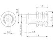 Těsnění konektoru JPT bílé  2,2-3 mm